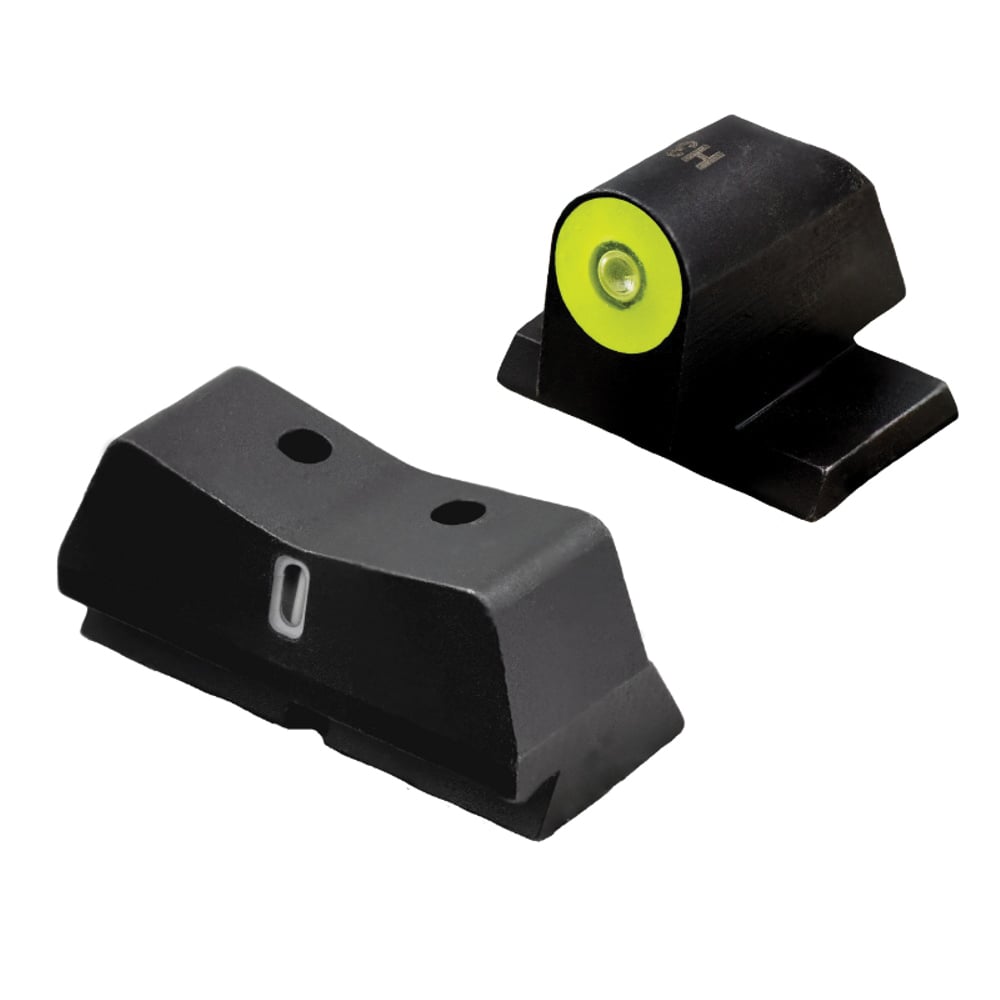 XS Sights DXT2 Big Dot Night Sight Set - Front/Rear Green/Green Illuminated Sights for Reliable Low-Light Performance - SW-0039S-5Y