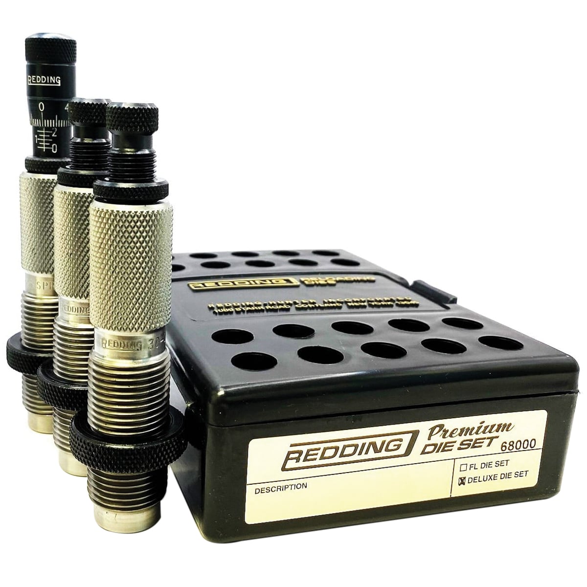 Redding Reloading Equipment Premium Deluxe .300 WSM Rifle Die Set w/Bullet Seating Micrometer