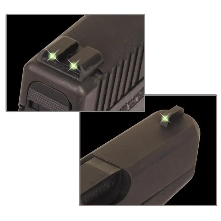 Truglo Tritium Sights Front Rear Sig #8 Front/#8 Rear - Green Front/Rear Green