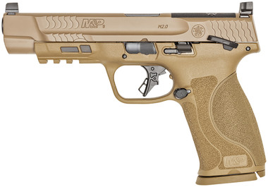 SMITH AND WESSON M&P9 M2.0 OPTICS READY FULL SIZE FLAT DARK EARTH 9MM 5" BARREL 17-ROUNDS TS