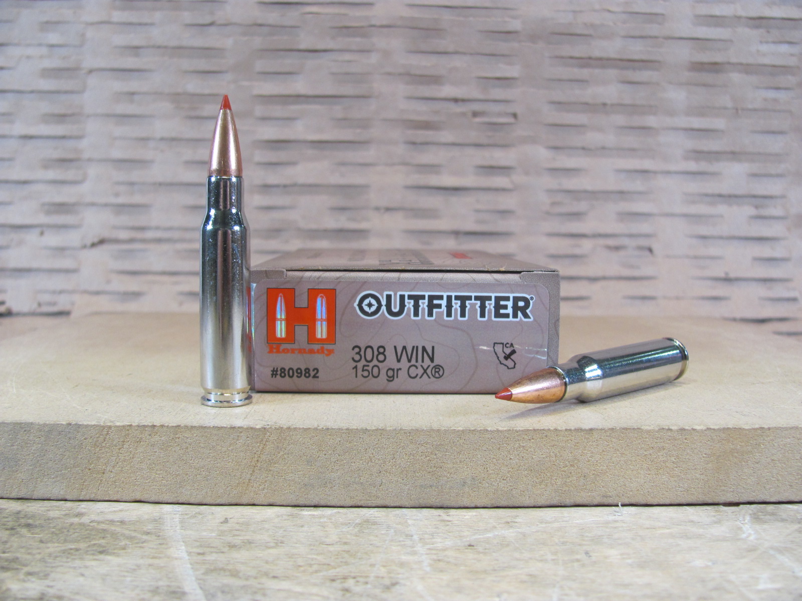 20 Round Box – 308 WIN 150 Grain Hornady CX Outfitter Ammo – 80982