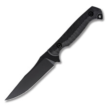Toor Knives Krypteia S Fixed Blade Drop Point Knife, Socom Black