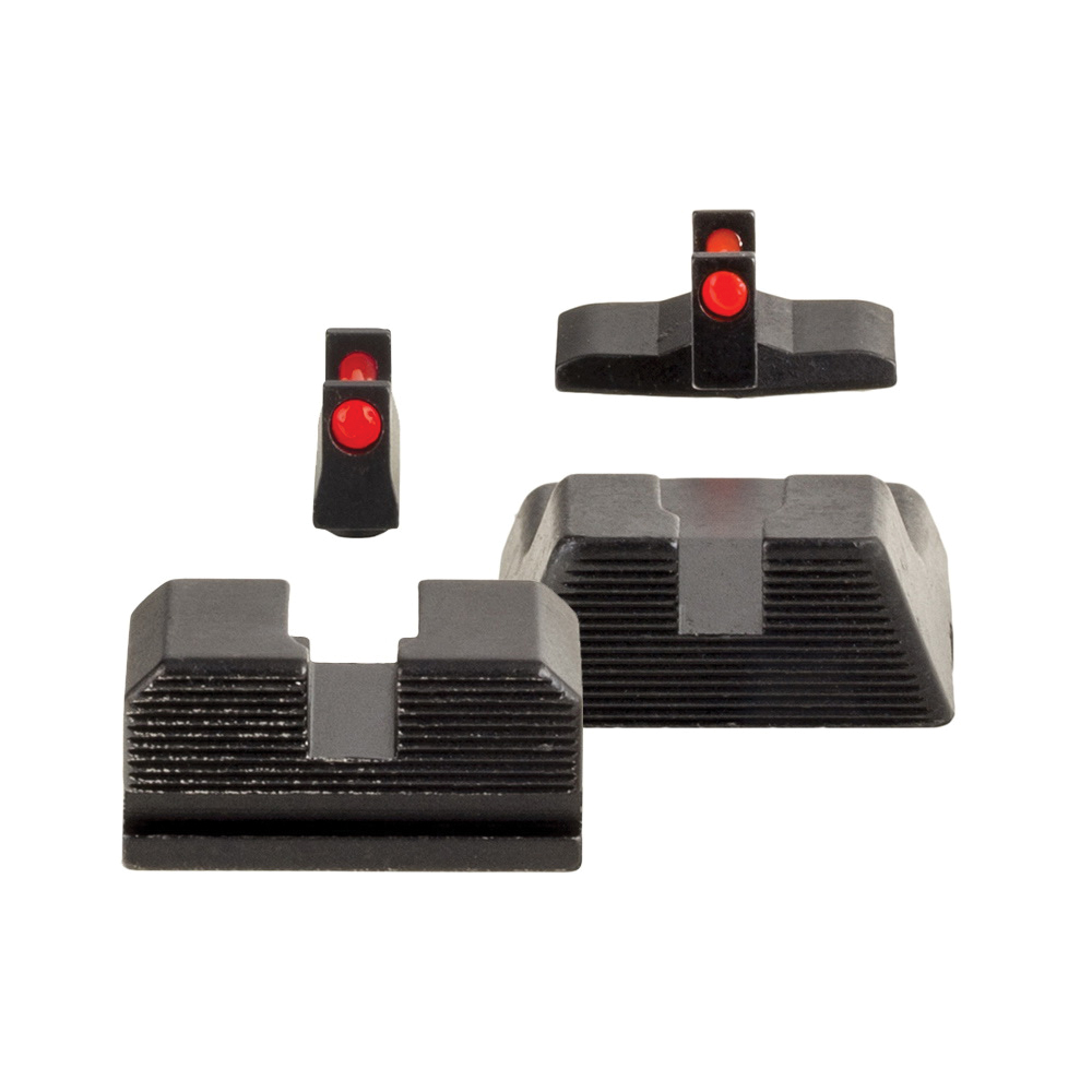 Trijicon Non-Illuminated Front/Rear Sight Set for 1911 Novak Low Mount Dovetail Cut Pistol - 601038