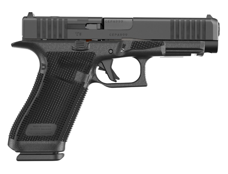 Glock 17 Gen 6 4.49" 9mm (3)10rd O.R Handgun, Black - P61750201
