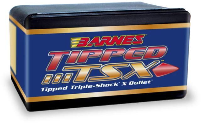 Barnes TIPPED TSX .338 Diameter 338 Caliber 225 Grain Ballistic Tip Boat Tail California Certified Nonlead 50 Count