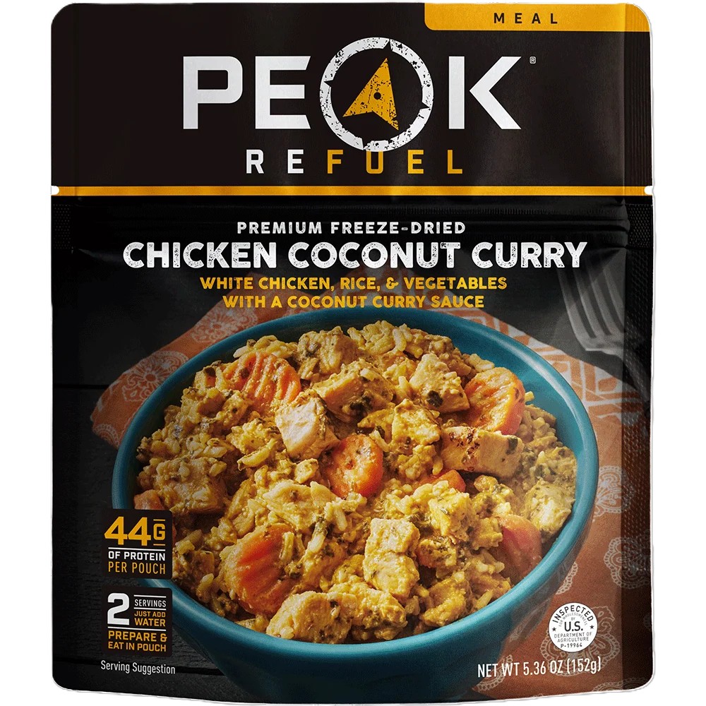 Peak Refuel Chicken Coconut Curry Freeze-dried Meal