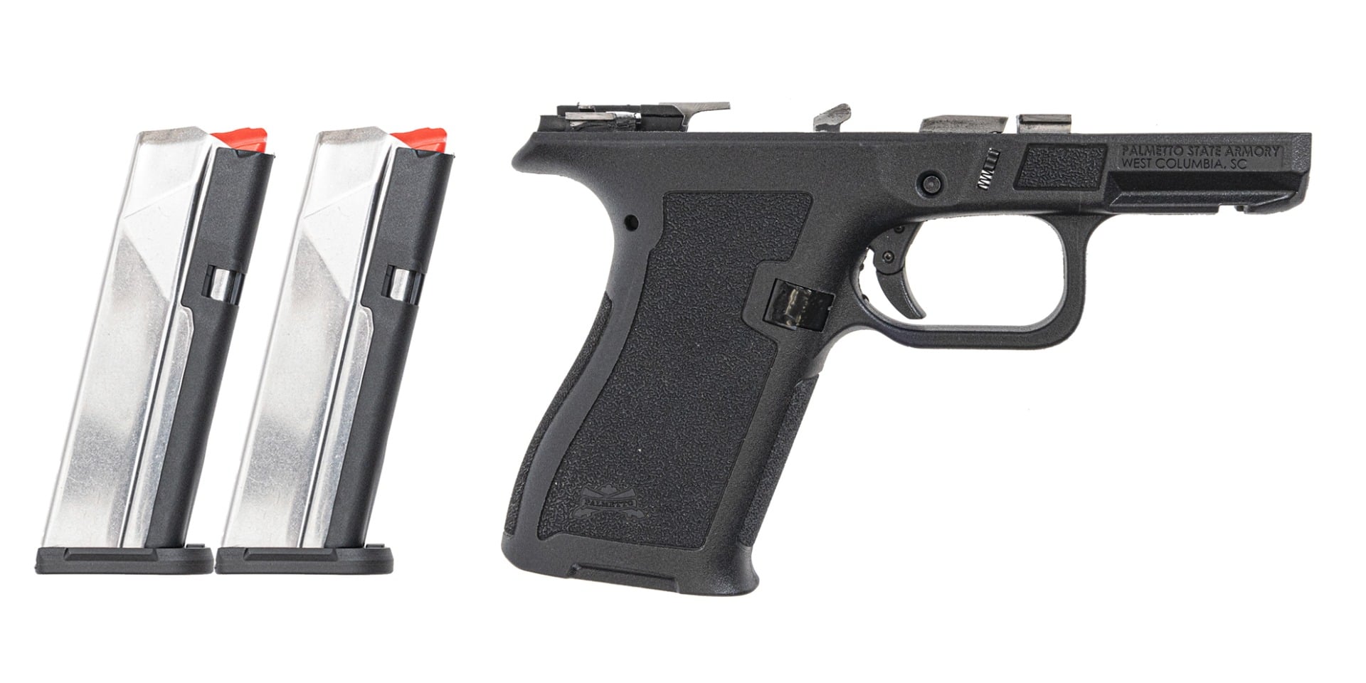PSA Dagger Micro Complete Frame, Black With 2-15rd Micro Slick Mags