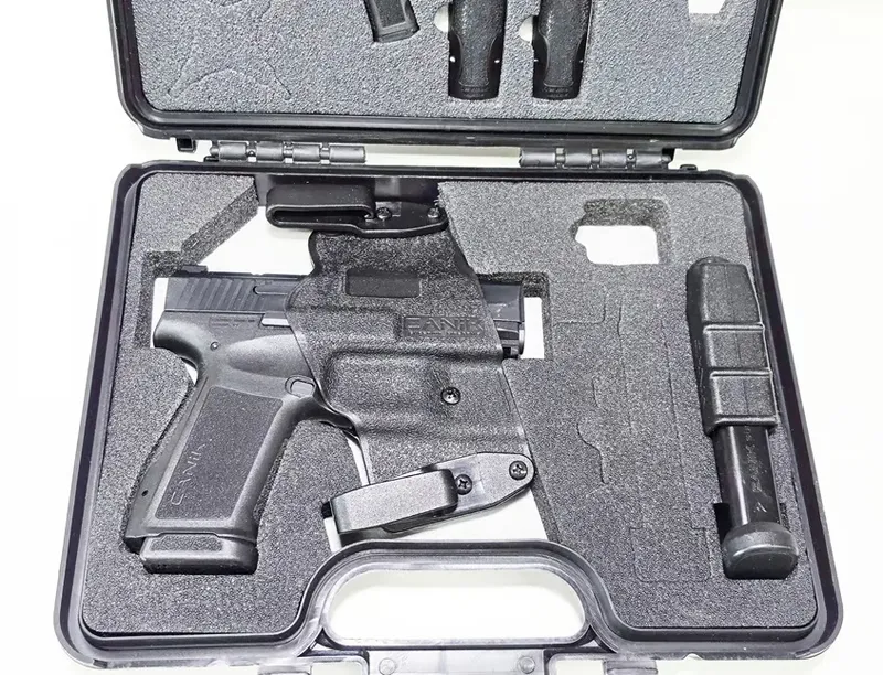 CANIK MODEL "META" CHAMBERED IN 9MM IS IN "UNFIRED" CONDITION. (Used)
