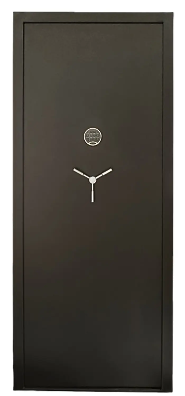 SnapSafe 75415 Vault Door In-Swing Black 12 Gauge Steel 36.8" W x 81"H Access Code/Key Entry