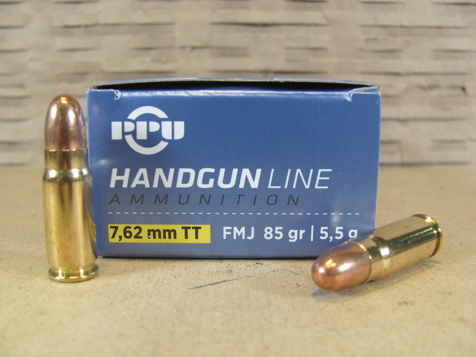 500 Round Case – 7.62×25 Tokarev 85 Grain FMJ Prvi Partizan New Non-Corrosive Ammo – PPH7TF
