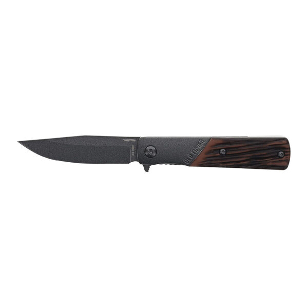 Old Timer Frontier 133 Barlow Folding Clip Point Knife, Brown - 1203145