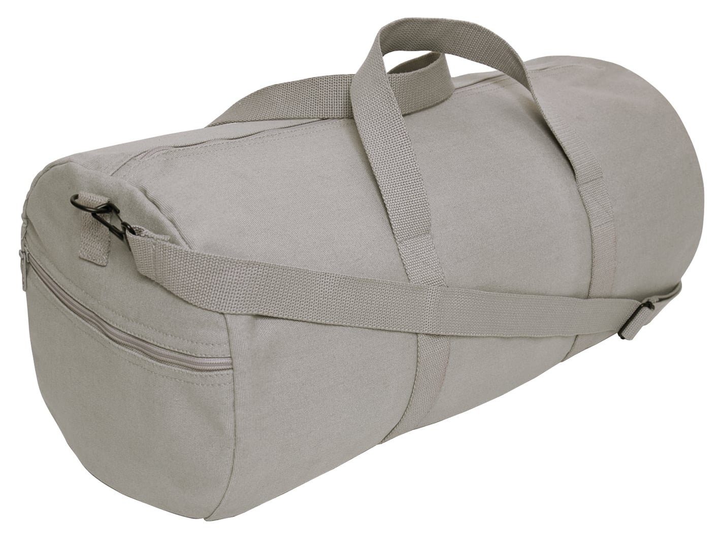 Rothco Canvas Shoulder Duffle Bag - Grey, 19 In