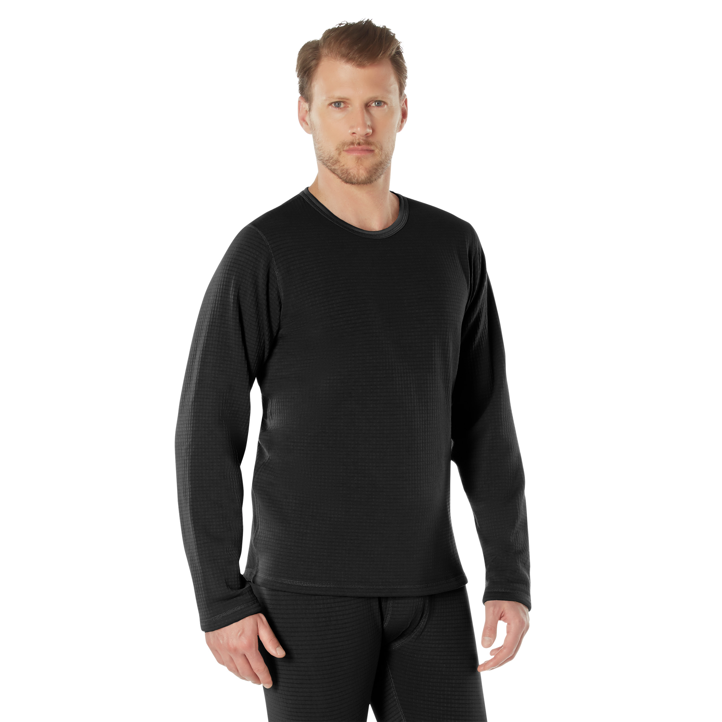 Rothco Ecwcs Gen III Level Ii Underwear Crew Top - Black, X-Large