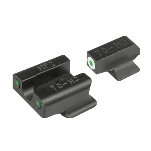 TruGlo Tritium Pro Front/Rear 3-Dot Night Sight Set for S&W BodyGuard 380 ACP Pistol - TG231MP2W