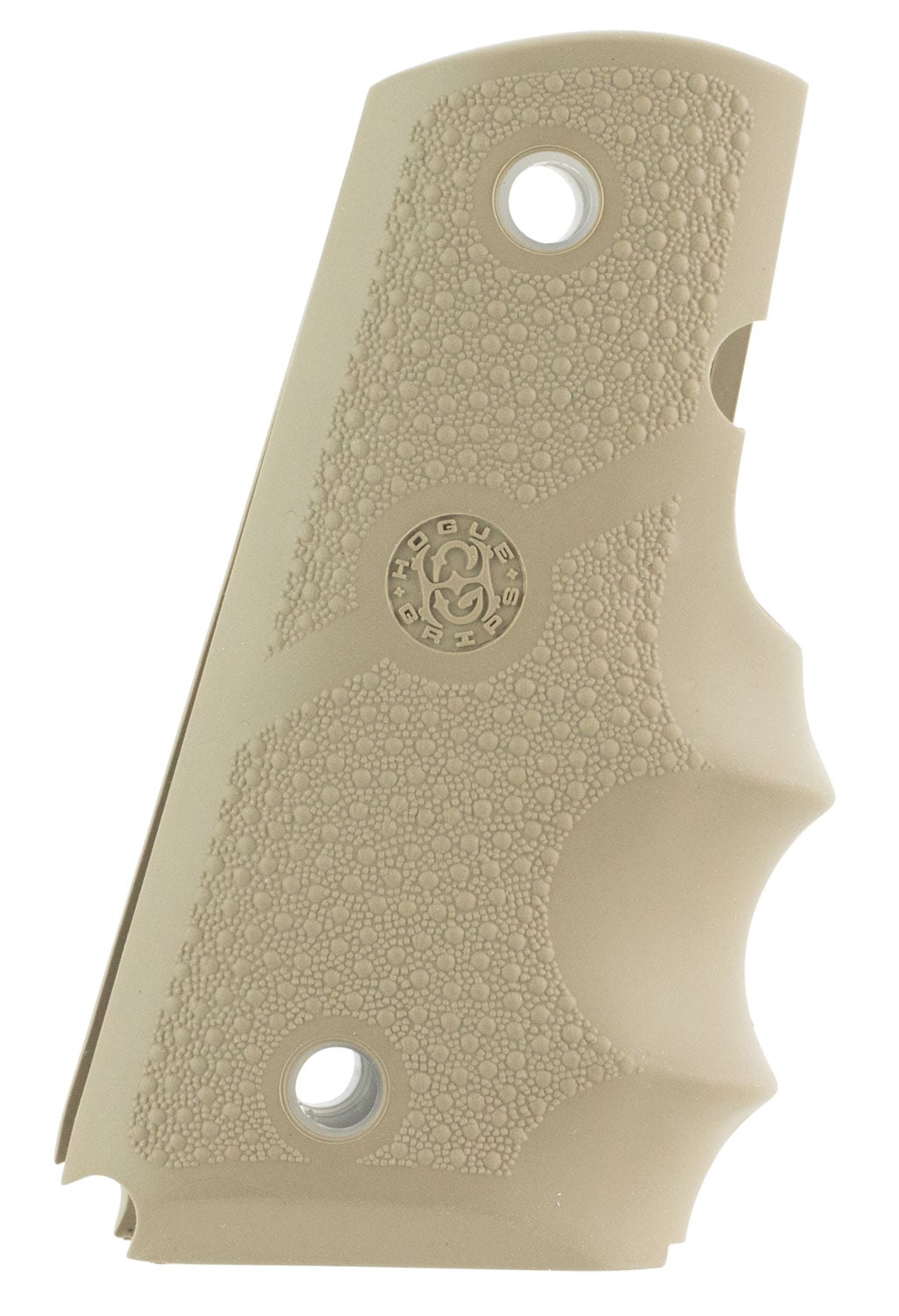 Hogue Grip w/ Finger Grooves for 1911 Officer Pistol, Flat Dark Earth - 43003