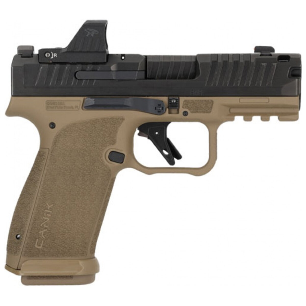 CANIK METE MC9 PRIME 9MM BK/FDE MO1 OPTICS READY SLIDE CUT