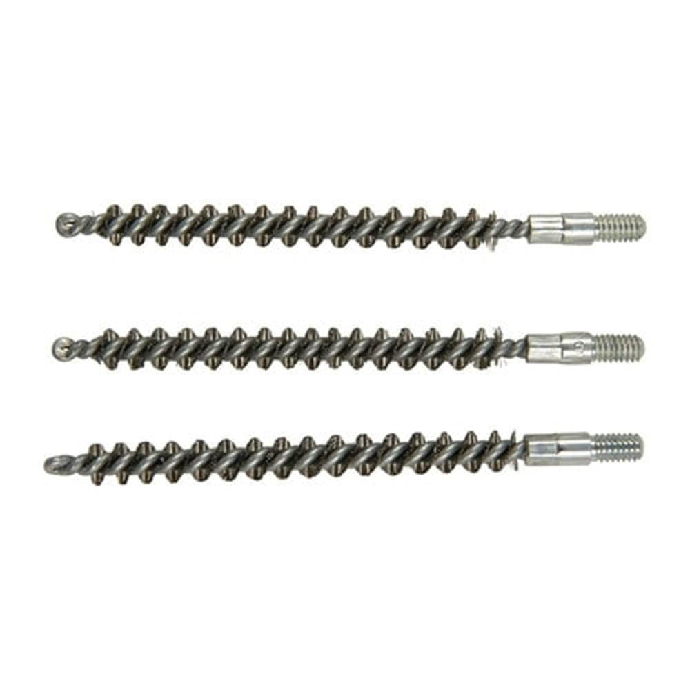 Brownells .22 Cal #8-32 Male Standard Line Centerfire Bore Brush, Pack of 3