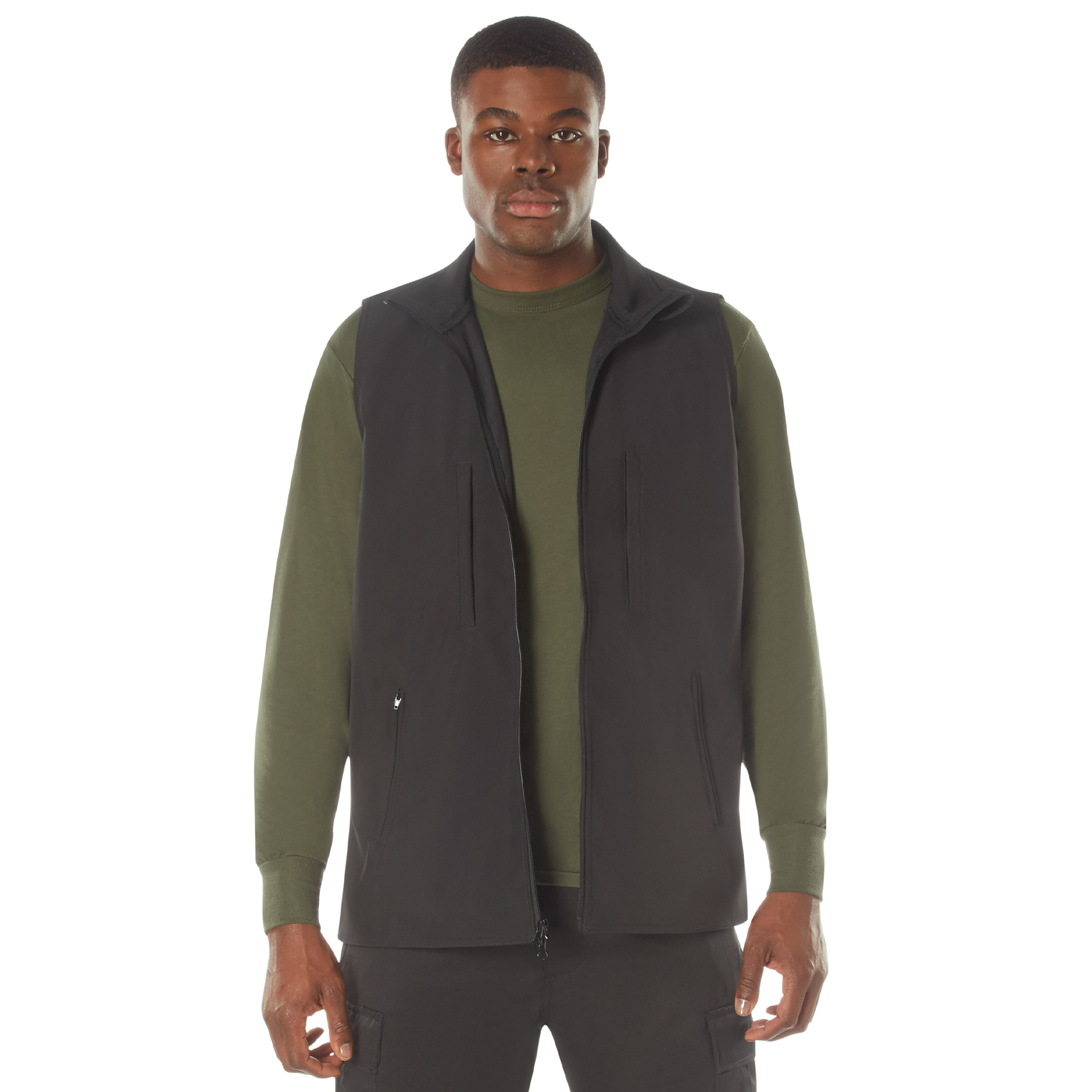 Rothco V2 Concealed Carry Soft Shell Vest - Black, Small