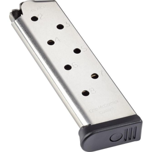 Chip-Mccormick Chip McCormick Railed Power Handgun Magazine (RPM) Stainless .45 ACP 8/rd