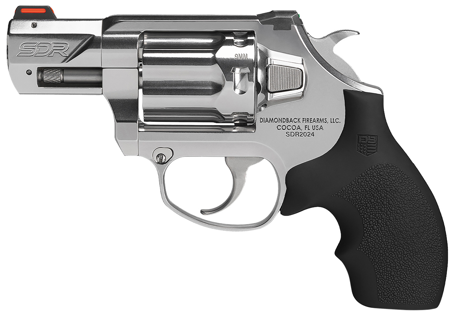 Diamondback SDR 9mm Revolver - Polished Stainless Steel