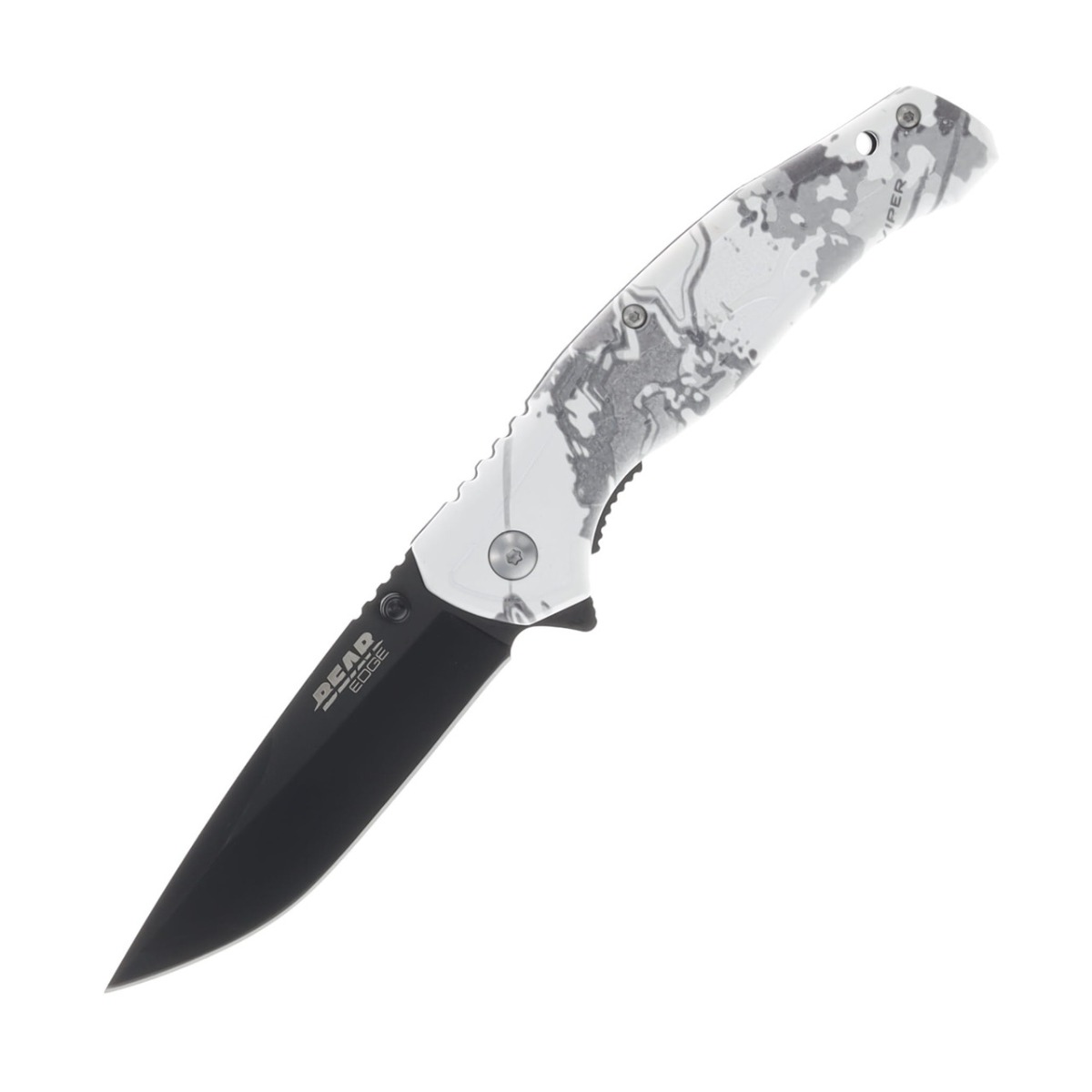 Bear & Son Edge Brisk 2.0 Folding Drop Point Knife, True Timber Viper - 61555