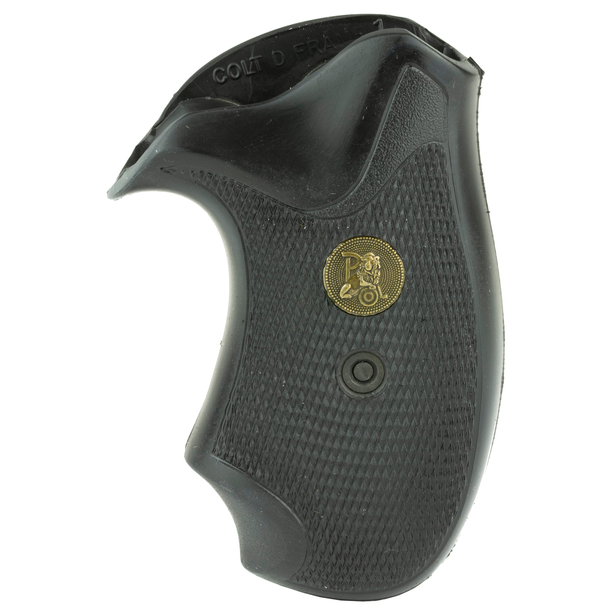 Pachmayr Grip Compact, Fits Colt D Post 1971 Revolver, Black