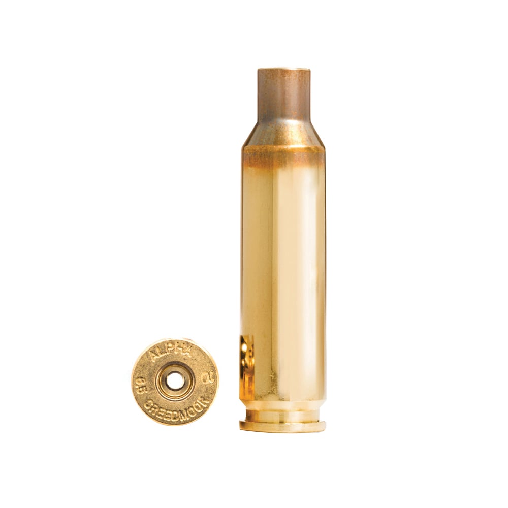 Alpha Munitions 6.5 Creedmoor Small Rifle Unprimed Brass Cartridge Case, 100rds