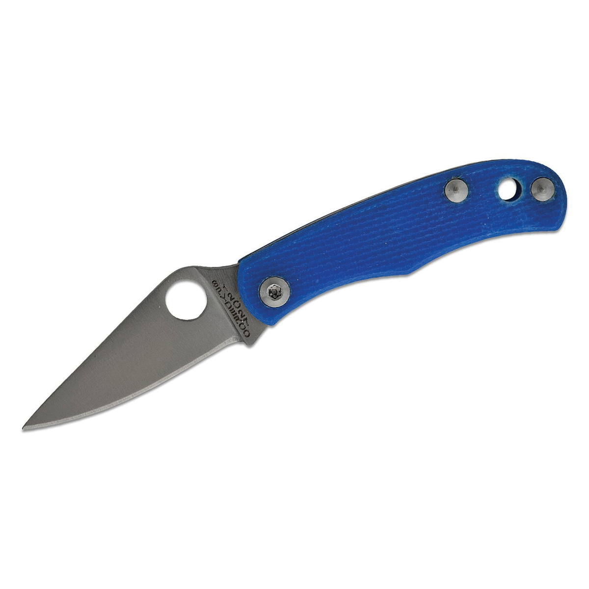 Spyderco Bug Slipjoint Clip Point Knife, Blue - C133GBLP