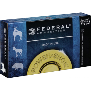 Federal 65CRDB Standard Power-Shok 6.5 Creedmoor 140 gr Jacketed Soft Point (JSP) - 20rd Box