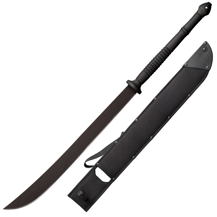 Cold Steel Thai Machete Straight Back Black - Durable - CS-97THAMS