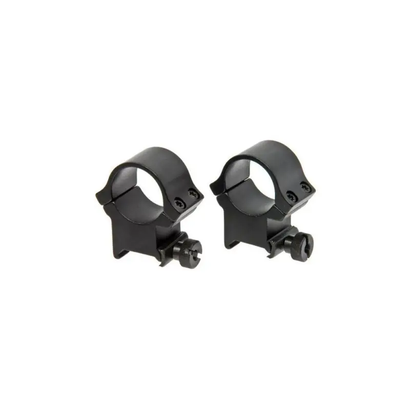 Redfield 4-Hole Aluminum Scope Rings 1" High Matte