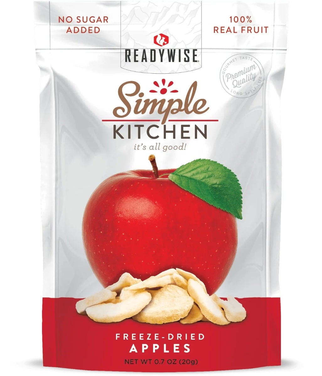 ReadyWise Simple Kitchen Freeze Dried Sweet Apples 6 Count - RWSK05-910