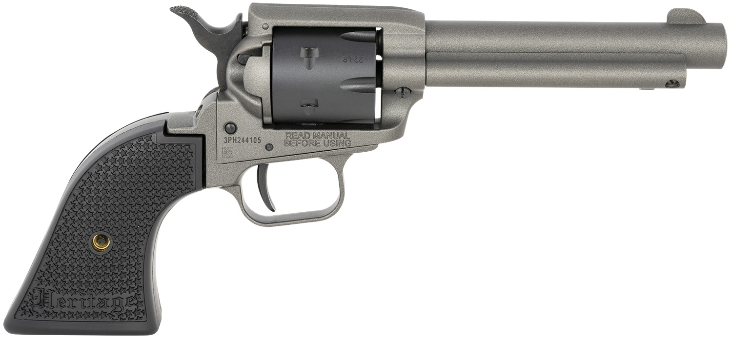 HERITAGE MANUFACTURING 22LR TUNGSTEN 4.75″ FS - No Credit Card Fees - Low, flat rate shipping