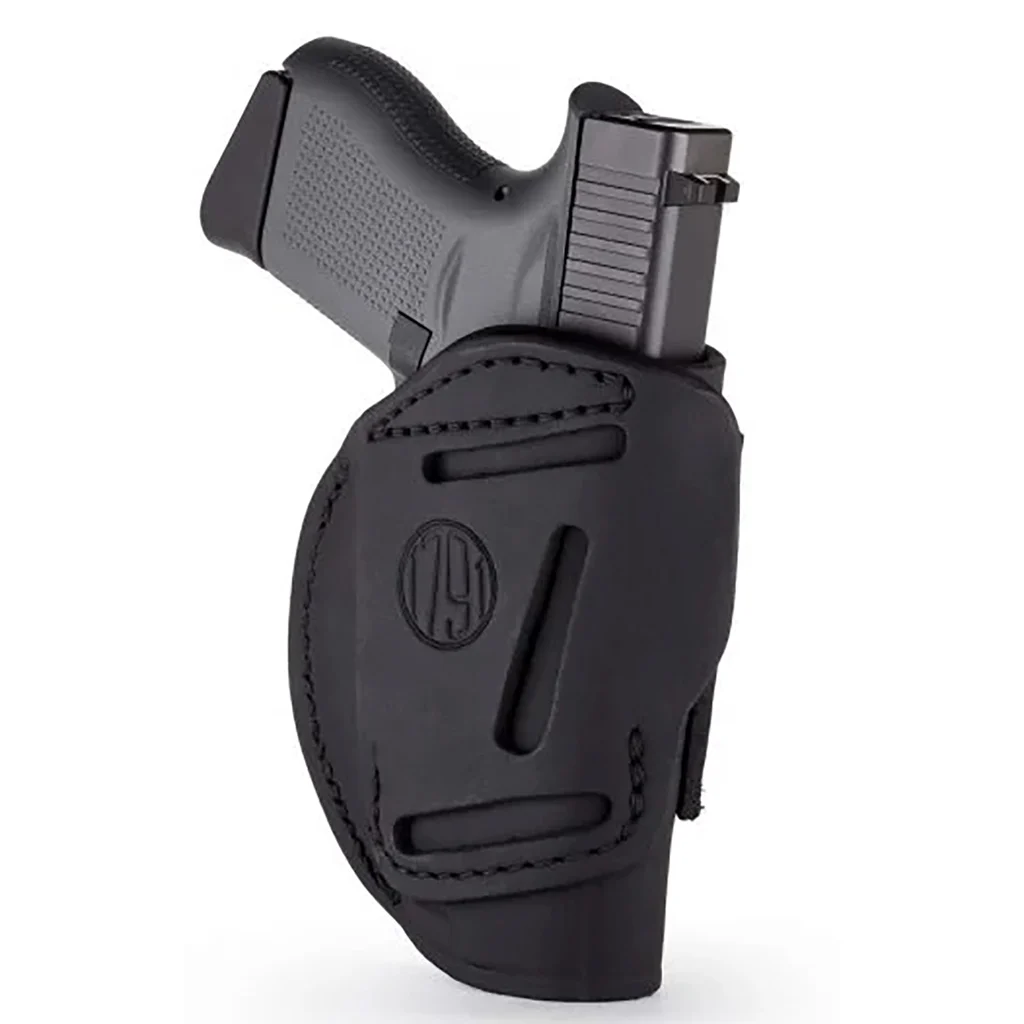 1791 Gunleather 4 Way IWB OWB Holster Size 5 Stealth Black Left Hand