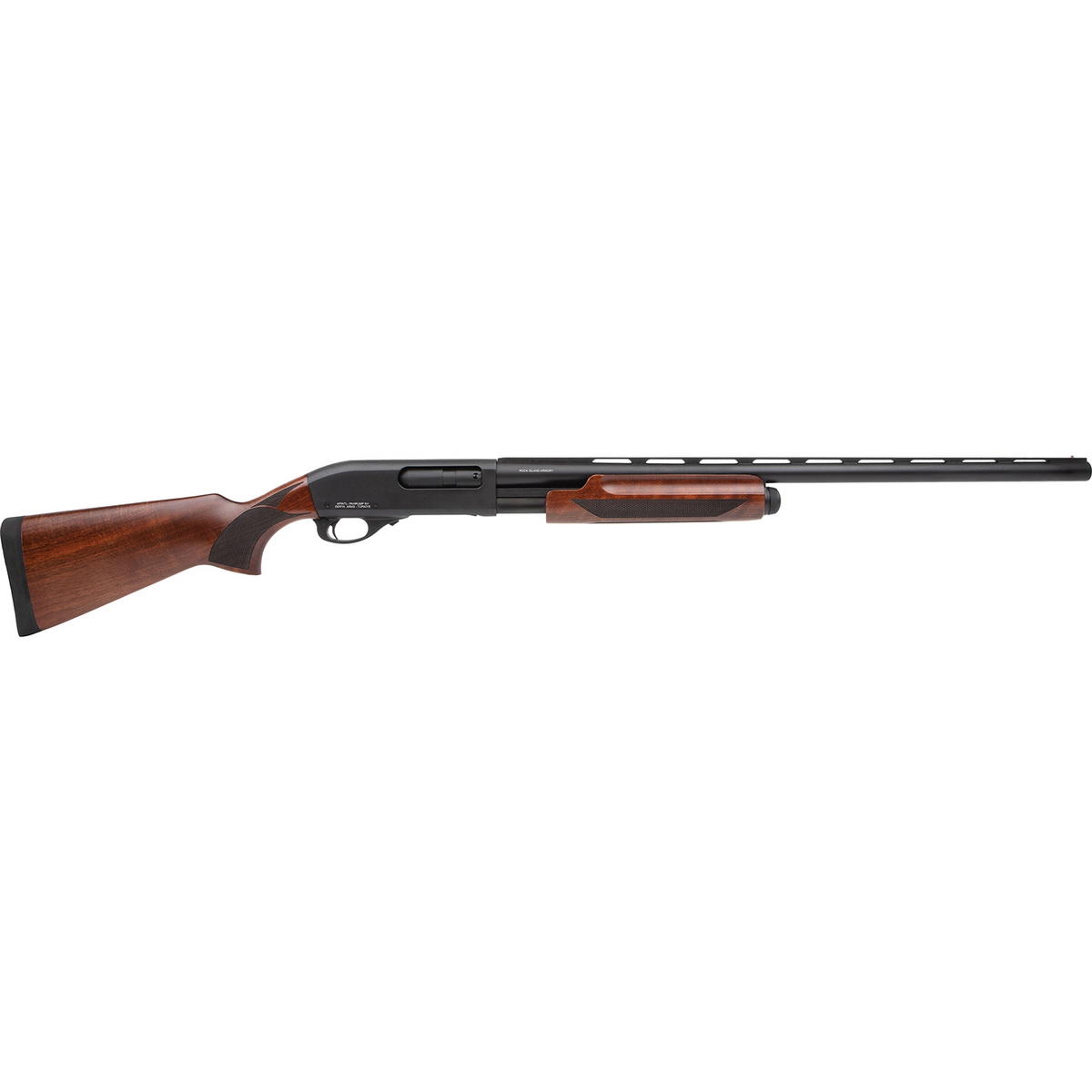 Rock Island PA12 Waterfowl 12 Gauge 28" Pump Action Shotgun, Walnut Stock - PA12MNL28