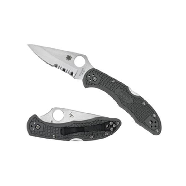 Spyderco Delica 4 Foliage Green Folding Knife with Versatile Drop Point - C11PSFG