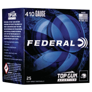 Federal TGS412149 Top Gun Sporting 410 Gauge 2.5 1/2 oz #9 25rds