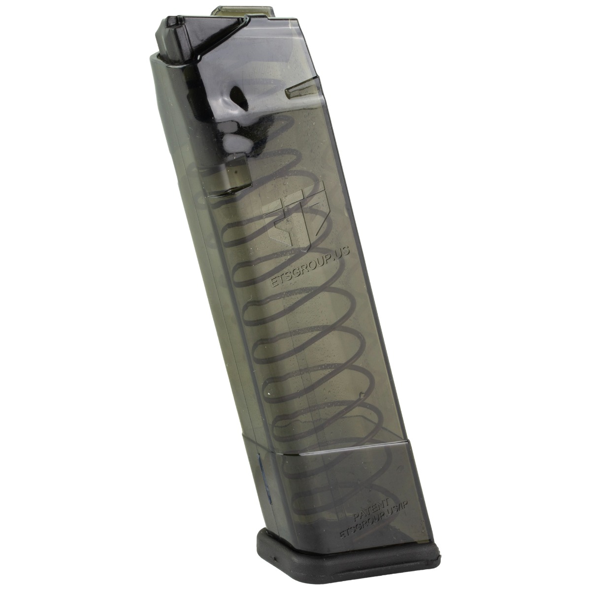 ETS .45 ACP 18rd Glock Magazine, Carbon Smoke - SMK-GLK-21-18