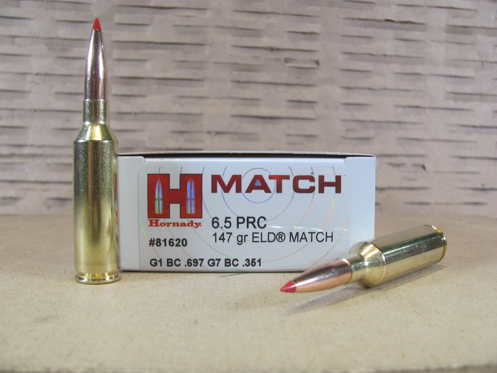20 Round Box – 6.5 PRC 147 Grain ELD Match Hornady Match Ammo – 81620