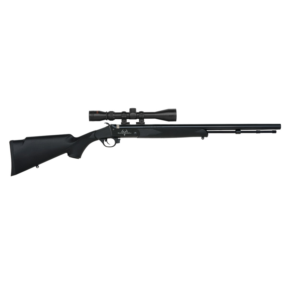 Traditions Buckstalker XT .50 Cal Break Action Rifle - Black for Robust Design and Superior Shooting Experience - R5-72000840