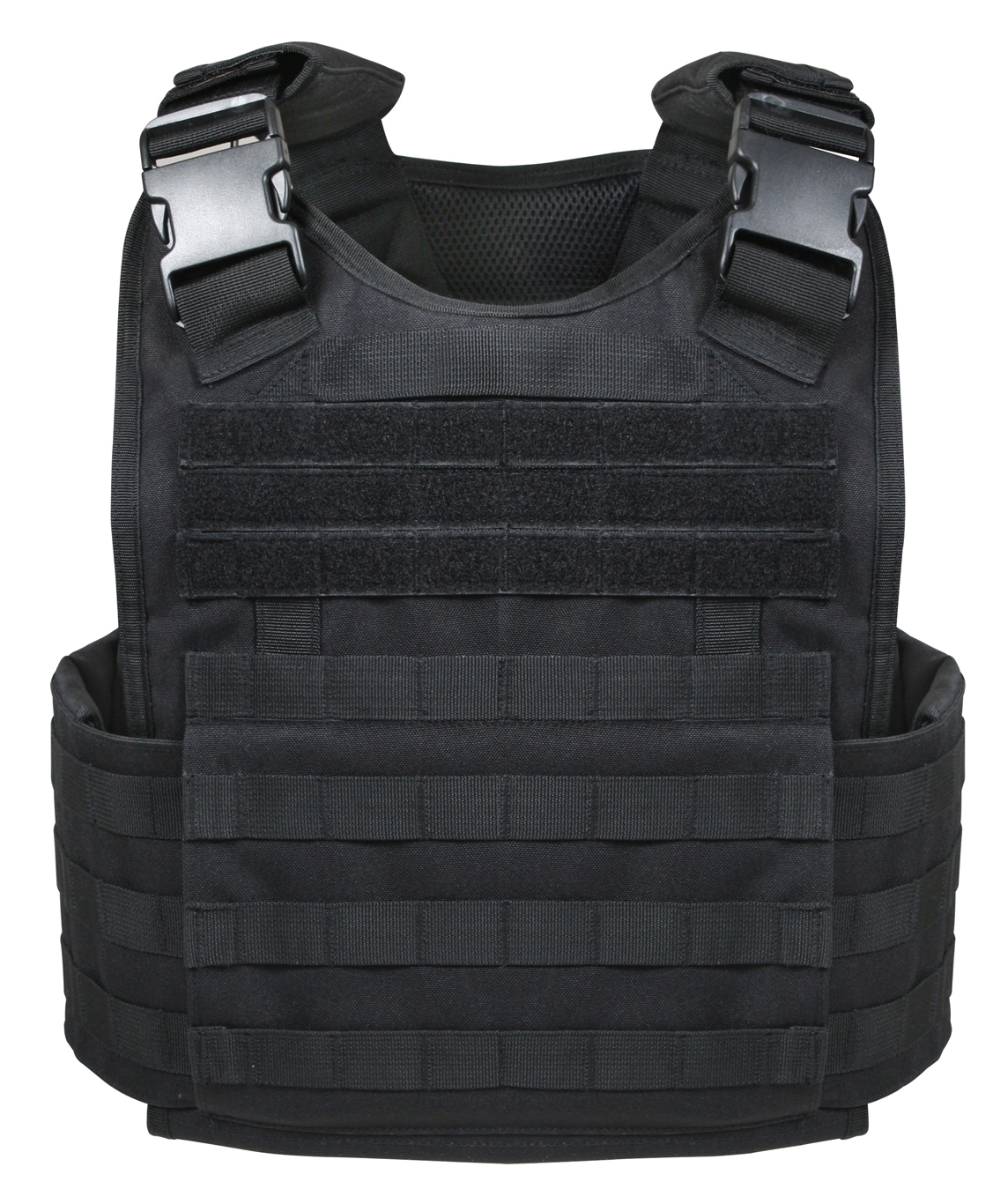 Rothco Molle Plate Carrier Vest - Black, 4Xl - 5Xl