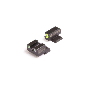 Perfect Dot NS Set w/Yellow Front +  Black Square Rear Fits Springfield XD