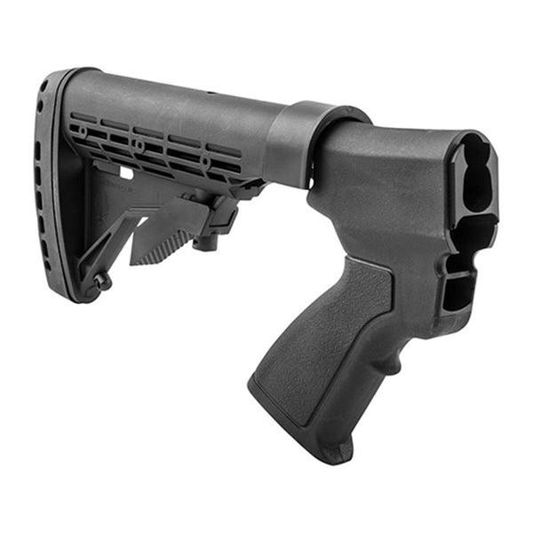 Kick Lite 6-Position Tactical Buttstock Fits Remington 870, Black