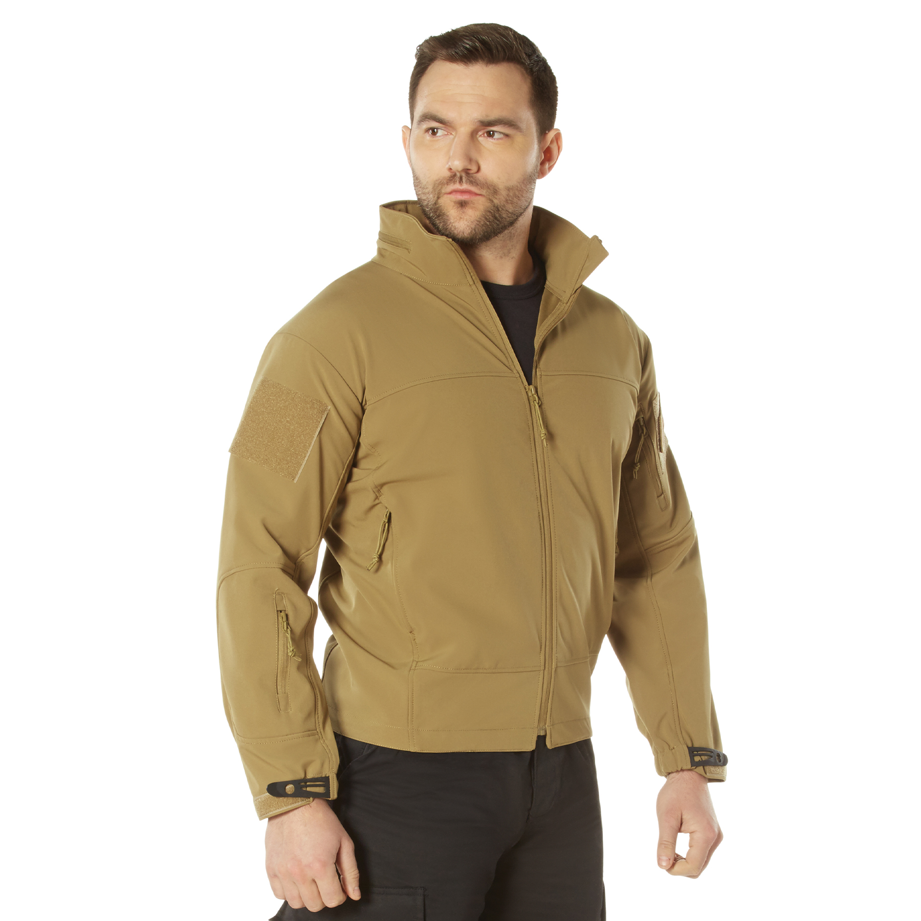 Rothco Covert Ops Lightweight Soft Shell Jacket - Coyote Brown, X-Large