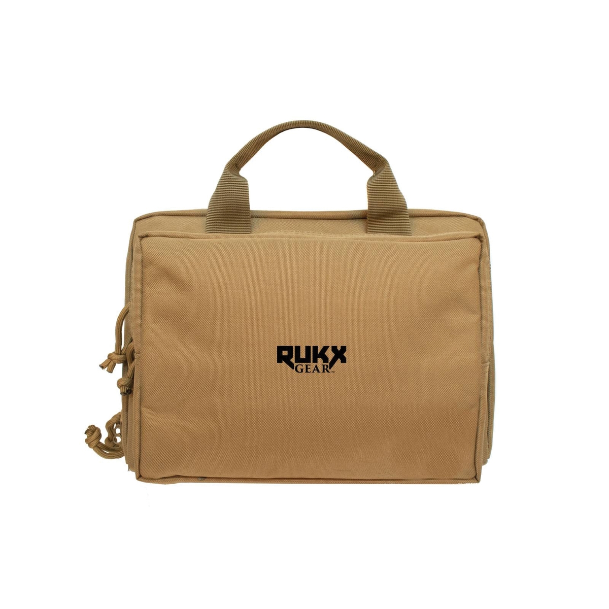 Rukx Gear 12.50" x 4.50" x 9.50" Double Pistol Case, Tan