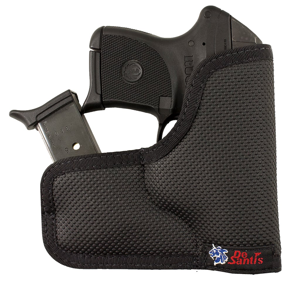 DeSantis Gunhide Ammo Nemesis Ambidextrous Hand S&W J Frame 2" Inside-The-Pocket Holster, Black - M33BJN3Z0