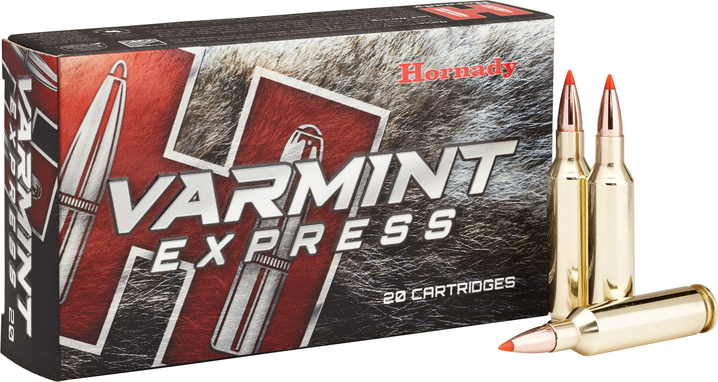 Hornady Varmint Express 87 gr V-Max Polymer Tip 6mm Crd Ammo, 20/box - 81393