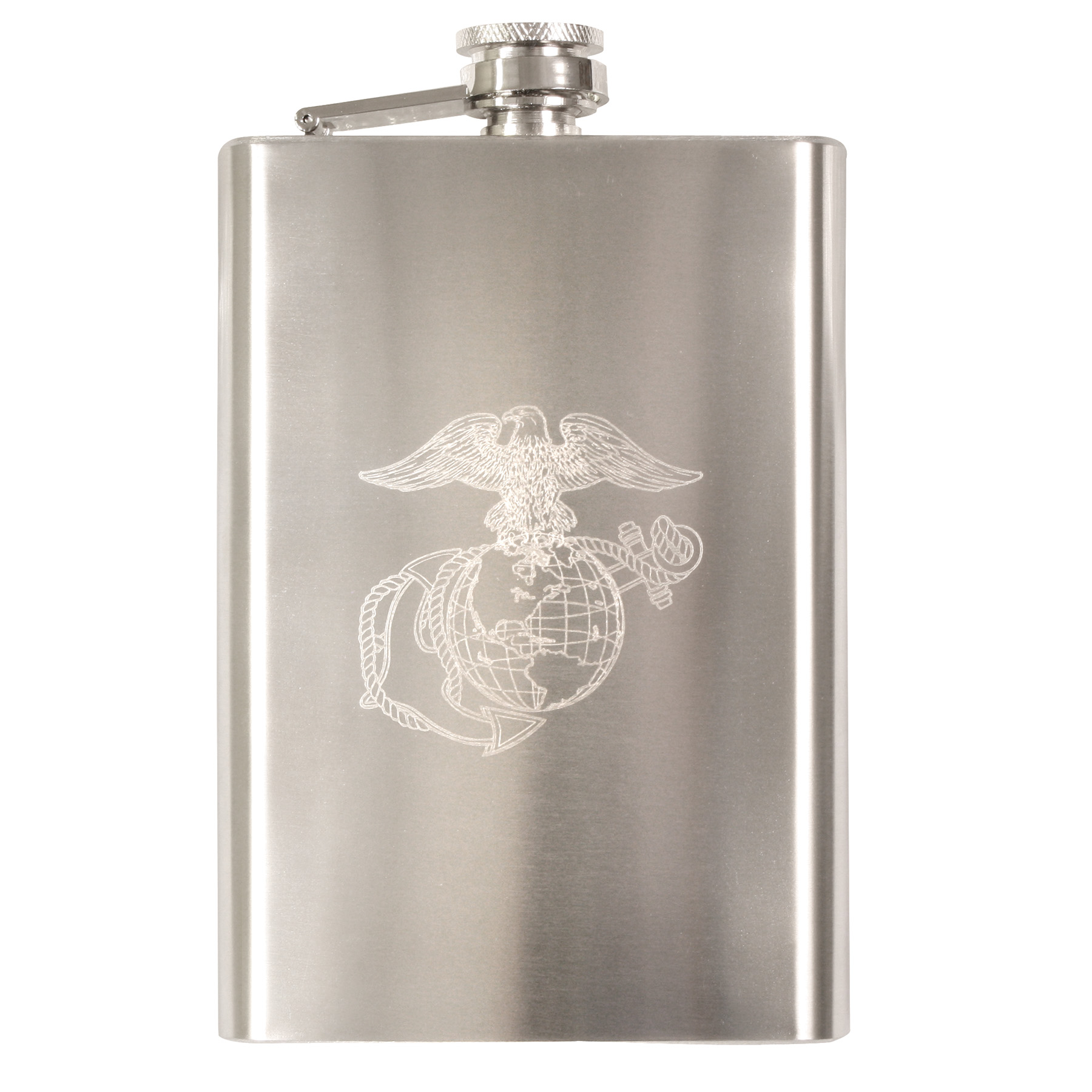 Rothco Engraved Usmc Stainless Steel Flask