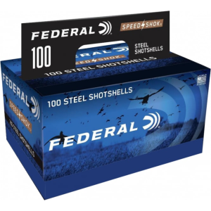 Federal WF1421004 Standard Speed-Shok 12 Gauge 3\" 1 1/4 oz 4 Shot - 100sh Box