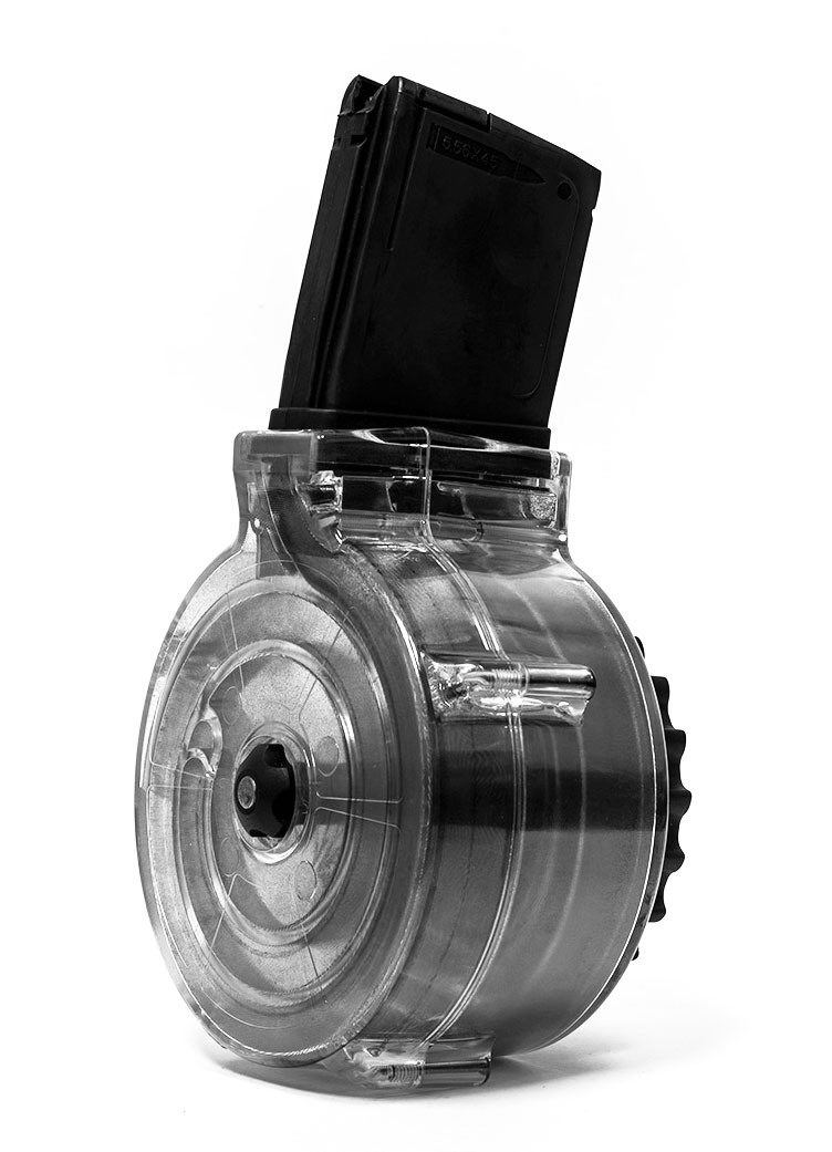 KCI AR-15 .223 50 Round Magazine Drum - KCI-MZ036